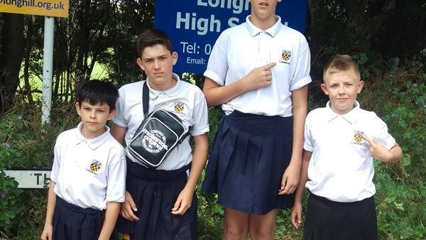 Los alumnos del colegio Longhill